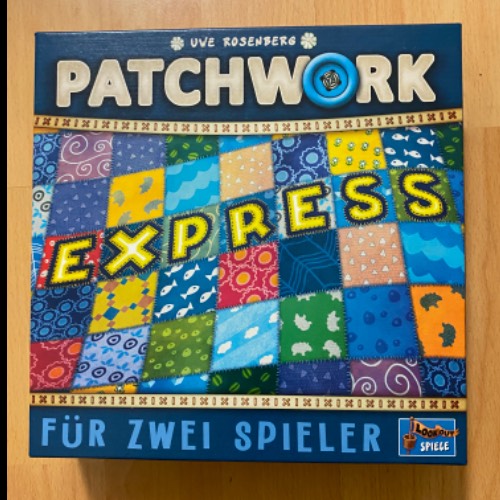 Patchwork Express Brettspiel, zu finden beim Stand 93 am Standort Flohkids Berlin Ost