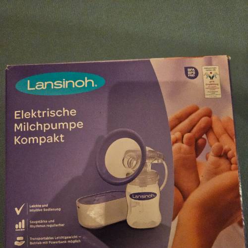 Lansinoh Milchpumpe , zu finden beim Stand 200 am Standort Flohkids Berlin Ost