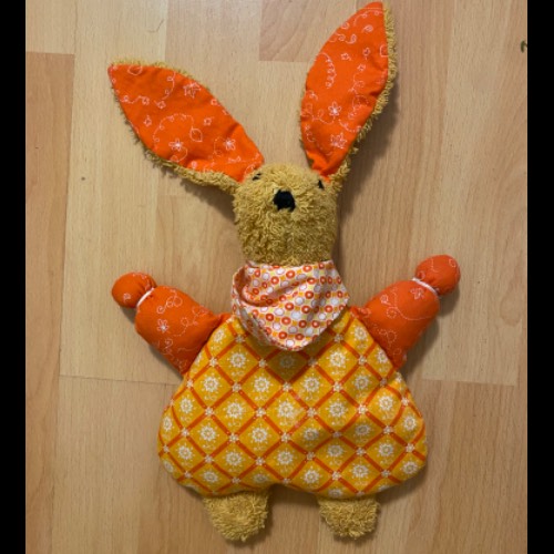 Schnuffeltuch  "Hase", zu finden beim Stand 93 am Standort Flohkids Berlin Ost