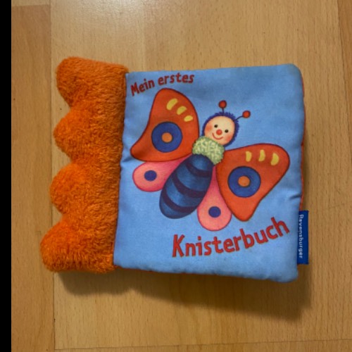 Knisterbuch Baby, zu finden beim Stand 93 am Standort Flohkids Berlin Ost