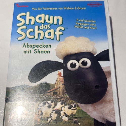 DVD Shaun Abspecken mit Shaun, zu finden beim Stand 9 am Standort Flohkids Berlin Ost