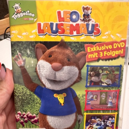 DVD Leo Lausemaus, zu finden beim Stand 9 am Standort Flohkids Berlin Ost