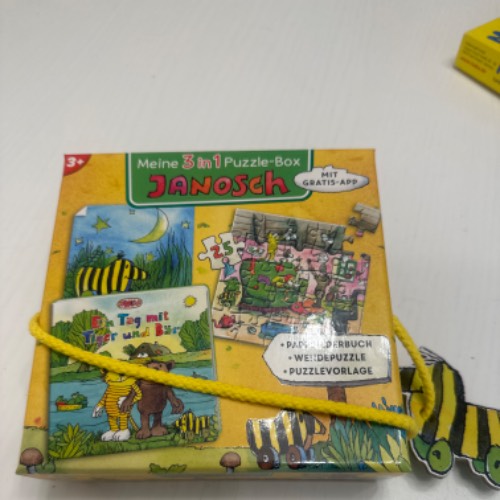 Janosch Puzzlebox, zu finden beim Stand 9 am Standort Flohkids Berlin Ost