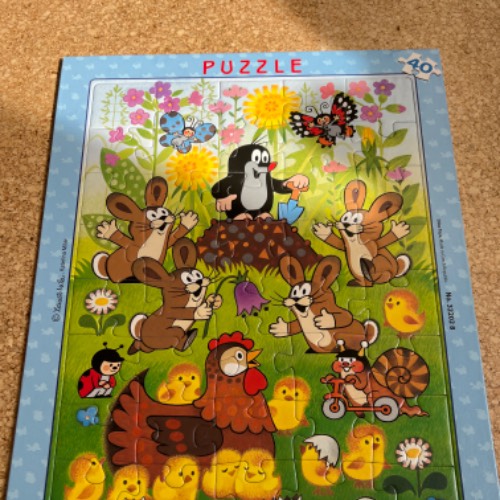  Puzzle Maulwurf , zu finden beim Stand 130 am Standort Flohkids Berlin Ost