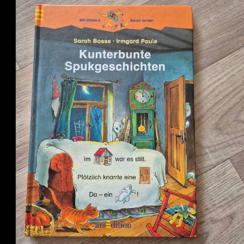 Buch kunterbunte spukgeschicht, zu finden beim Stand 16 am Standort Flohkids Berlin Ost