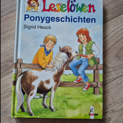 Buch leselöwen ponygeschichten, zu finden beim Stand 16 am Standort Flohkids Berlin Ost