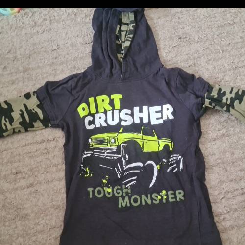 Pullover tough monster  Größe: 116, zu finden beim Stand 103 am Standort Flohkids Berlin Ost