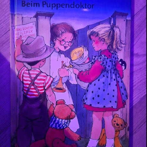 Buch beim Puppendoktor, zu finden beim Stand 16 am Standort Flohkids Berlin Ost