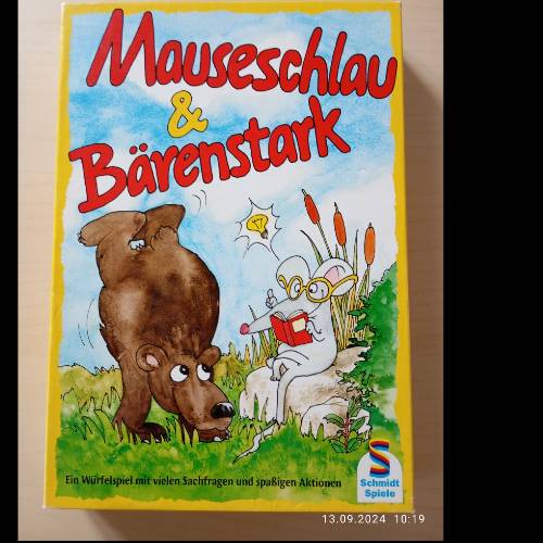 Spiel Mäuseschlau & Bärenstark, zu finden beim Stand 142 am Standort Flohkids Berlin Ost