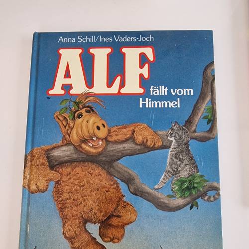 Alf fällt vom Himmel Buch , zu finden beim Stand 19 am Standort Flohkids Berlin Ost