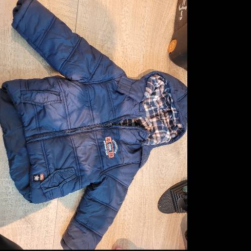 Winterjacke  Größe: 98 blau , zu finden beim Stand 4 am Standort Flohkids Berlin Ost