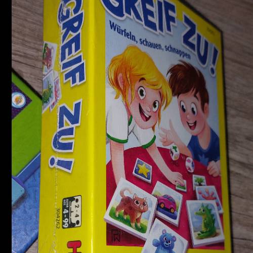 Spiel "greif zu" neu , zu finden beim Stand 121 am Standort Flohkids Berlin Ost