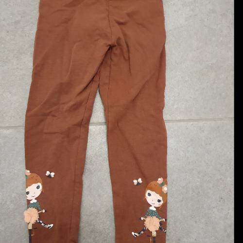 Leggins braun mädchen  Größe: 104, zu finden beim Stand 199 am Standort Flohkids Berlin Ost