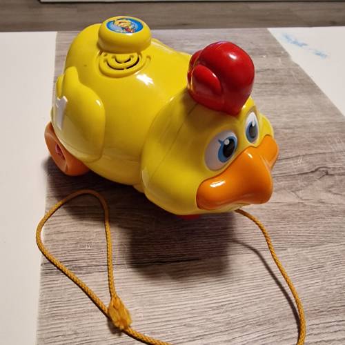 Vtech Lauf Huhn, zu finden beim Stand 19 am Standort Flohkids Berlin Ost