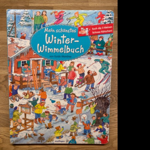 Winter Wimmelbuch , zu finden beim Stand 93 am Standort Flohkids Berlin Ost