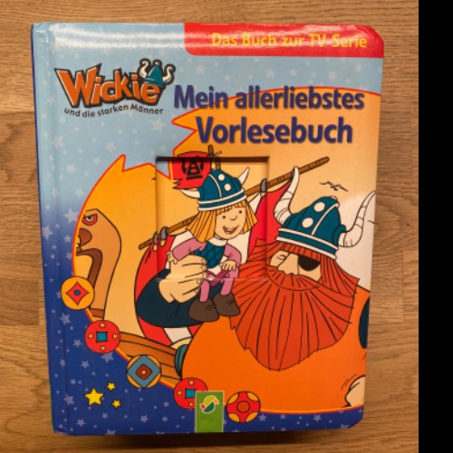 Buch Wickie Vorlesebuch, zu finden beim Stand 93 am Standort Flohkids Berlin Ost