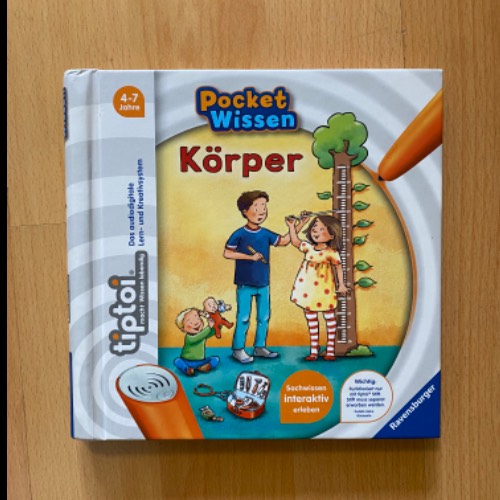 Tip Toi Buch "Mein Körper", zu finden beim Stand 93 am Standort Flohkids Berlin Ost