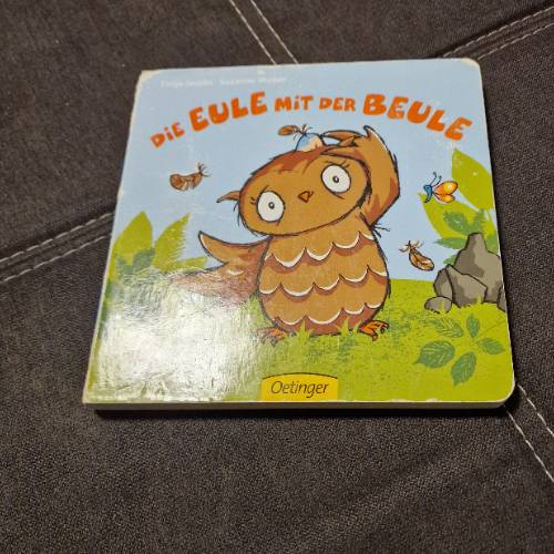 Eule mit der Beule Buch, zu finden beim Stand 19 am Standort Flohkids Berlin Ost