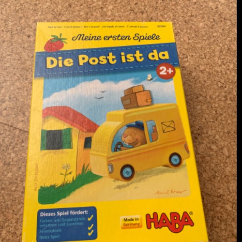 Haba Spiel Die Post ist da, zu finden beim Stand 127 am Standort Flohkids Berlin Ost