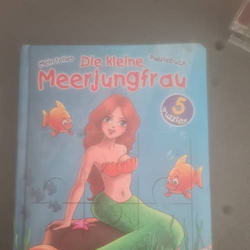 Puzzelbuch Meerjungfrau, zu finden beim Stand 19 am Standort Flohkids Berlin Ost