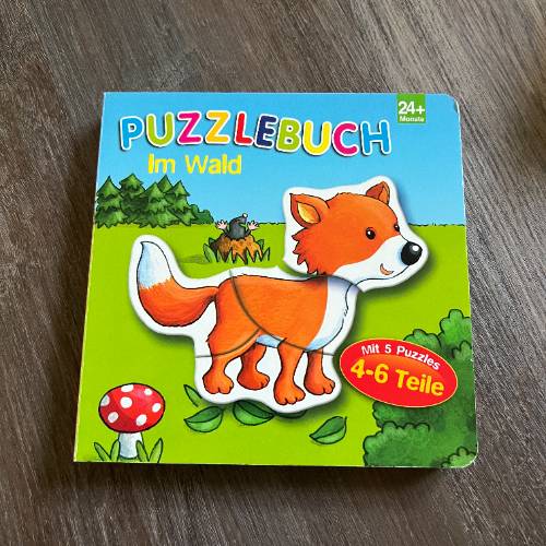 Puzzlebuch "Im Wald", zu finden beim Stand 8 am Standort Flohkids Berlin Ost