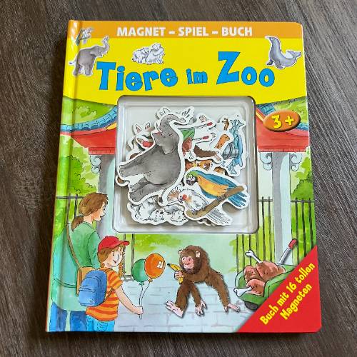 Magnetbuch Tiere im Zoo, zu finden beim Stand 8 am Standort Flohkids Berlin Ost