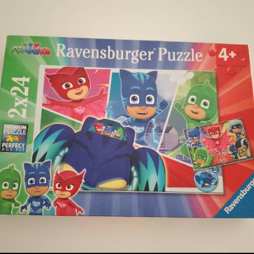 Puzzle PJ Masks  Größe: 2 x24, zu finden beim Stand 159 am Standort Flohkids Berlin Ost