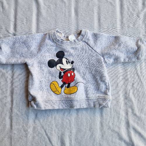 H&M Pullover Micky Mouse  Größe: 56, zu finden beim Stand 102 am Standort Flohkids Berlin Ost