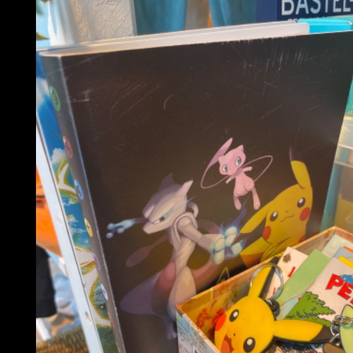 Pokemon Sammelalbum klein, zu finden beim Stand 54 am Standort Flohkids Berlin Ost