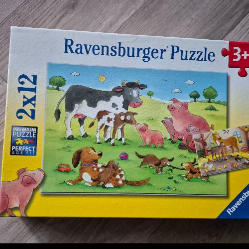 Puzzle  Größe: 2 x12 bauernhoftiere , zu finden beim Stand 16 am Standort Flohkids Berlin Ost