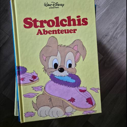 Buch strolchis abenteuer gelb , zu finden beim Stand 16 am Standort Flohkids Berlin Ost