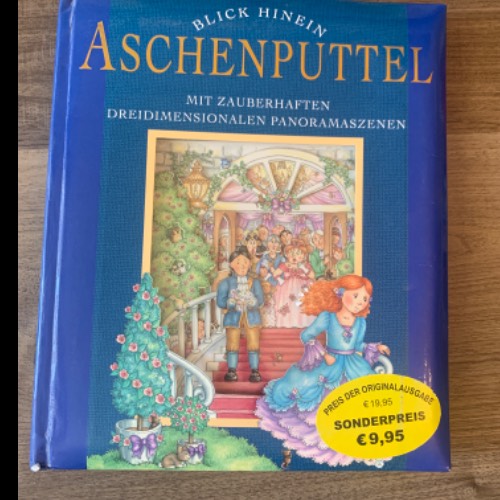 3 D Buch Aschenputtel, zu finden beim Stand 118 am Standort Flohkids Berlin Ost