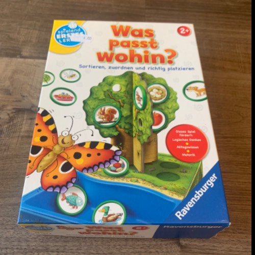 Spiel „was passt wohin“, zu finden beim Stand 118 am Standort Flohkids Berlin Ost