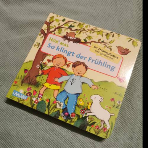 Kinderbuch Sound Frühling, zu finden beim Stand 206 am Standort Flohkids Berlin Ost