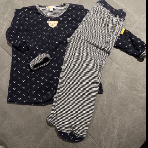 Steiff Set Shirt+Hose, Größe: 86, zu finden beim Stand 73 am Standort Flohkids Berlin Ost