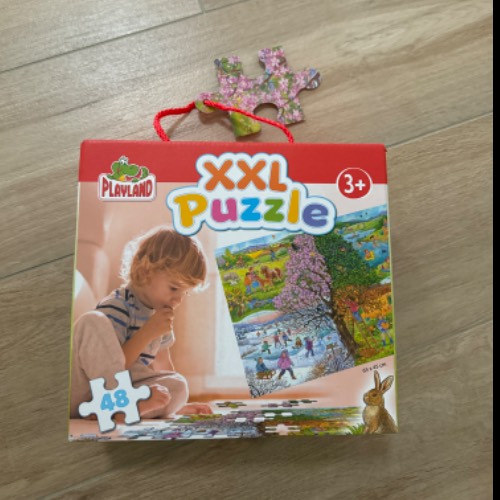 XXL Puzzle Jahreszeiten , zu finden beim Stand 201 am Standort Flohkids Berlin Ost