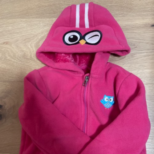 Fleecejacke Eule  Größe: 98-104, zu finden beim Stand 168 am Standort Flohkids Berlin Ost