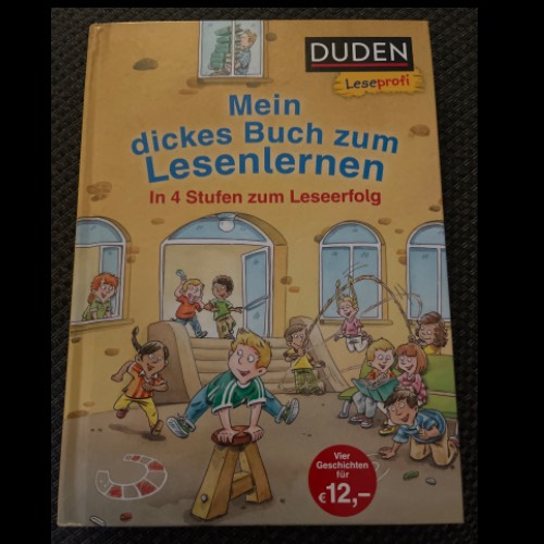 Duden Buch zum Lesenlernen, zu finden beim Stand 89 am Standort Flohkids Berlin Ost