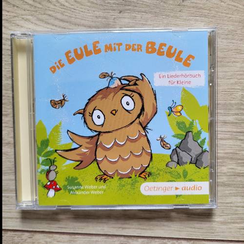 CD Die Eule mit der Beule, zu finden beim Stand 110 am Standort Flohkids Berlin Ost