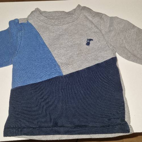 Jako-o Pulli blau/grau  Größe: 80/86, zu finden beim Stand 102 am Standort Flohkids Berlin Ost