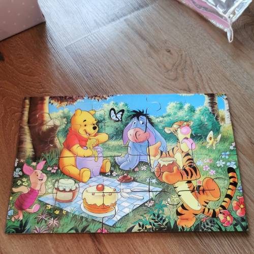 Holzpuzzel Winnie Puuh, zu finden beim Stand 169 am Standort Flohkids Berlin Ost