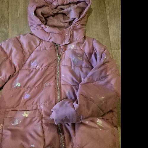 Winterjacke pink  Größe: 116, zu finden beim Stand 98 am Standort Flohkids Berlin Ost