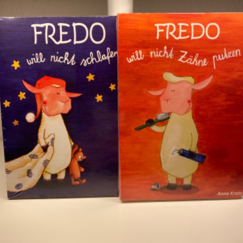 2 x Fredo Kinder Buch, zu finden beim Stand 40 am Standort Flohkids Berlin Ost