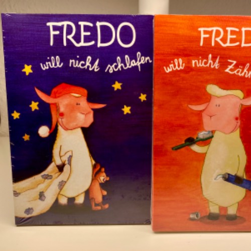 2 x Fredo Kinder Buch, zu finden beim Stand 40 am Standort Flohkids Berlin Ost