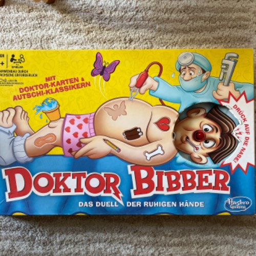 Doktor Bibber Spiel, zu finden beim Stand 89 am Standort Flohkids Berlin Ost