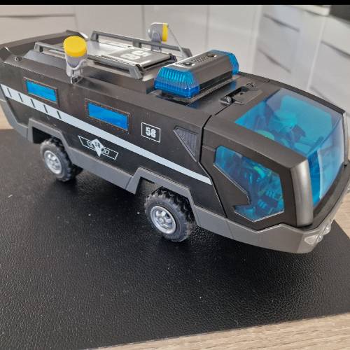 2004 Playmobil Swat Poliz Auto, zu finden beim Stand 19 am Standort Flohkids Berlin Ost