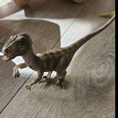 Schleich Velociraptor, zu finden beim Stand 94 am Standort Flohkids Berlin Ost