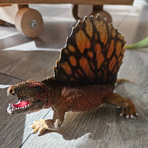 Schleich Dimetrodon, zu finden beim Stand 94 am Standort Flohkids Berlin Ost