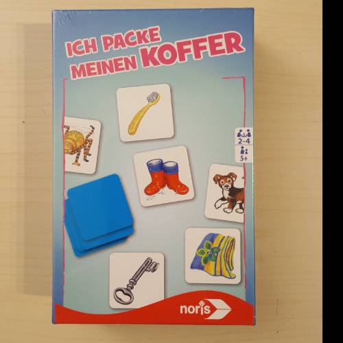 Spiel Ich packe meinen Koffer, zu finden beim Stand 142 am Standort Flohkids Berlin Ost