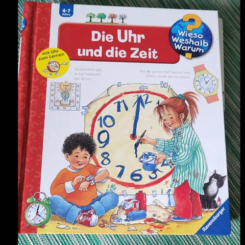 Die Uhr und die Zeit, zu finden beim Stand 8 am Standort Flohkids Berlin Ost